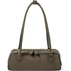 Women’s Army Green Retro Vintage Hobo Bag | Small Satchel for Work & Vacation
